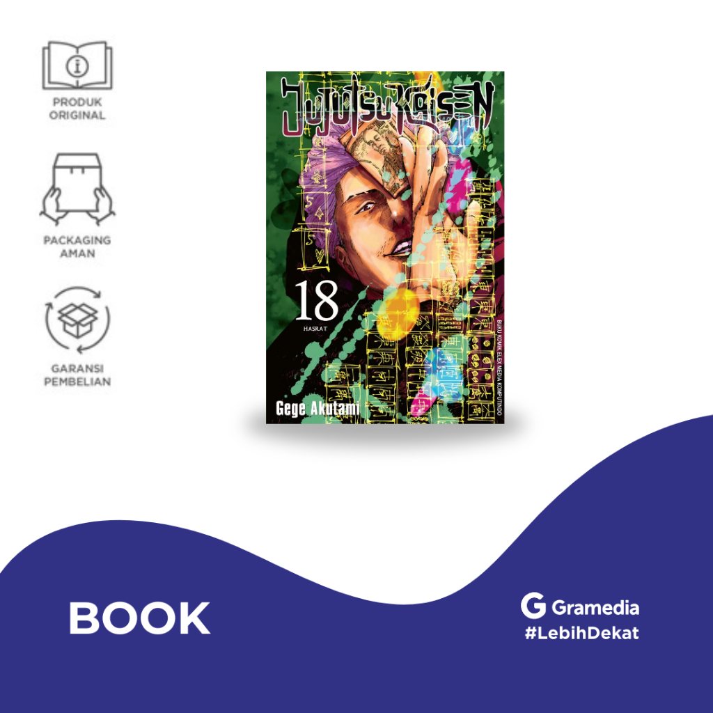 Komik Jujutsu Kaisen 18 - Gramedia Jember