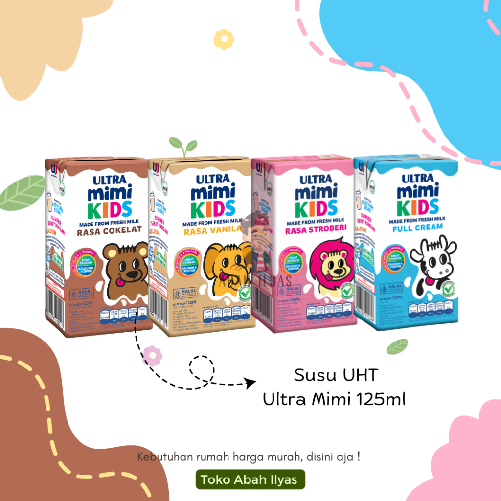 

Ultra Mimi Kids Susu UHT Semua Rasa 125ML