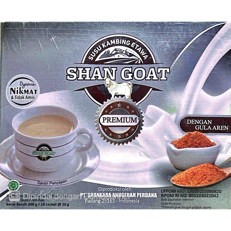 

SUSU KAMBING SHAN GOAT RASA GULA AREN