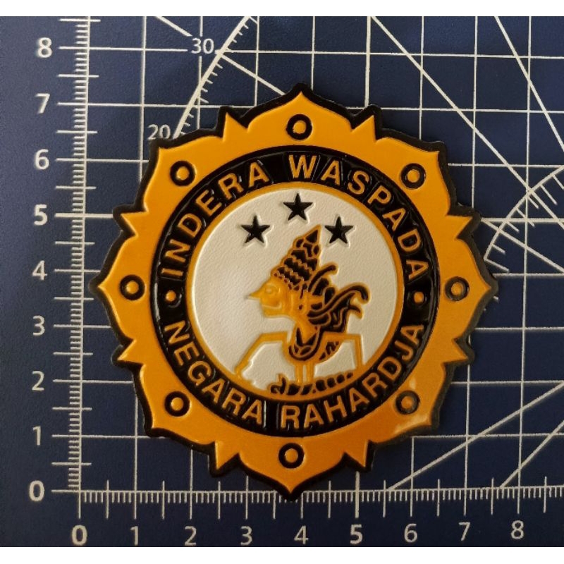 Stiker Embos INDERA WASPADA