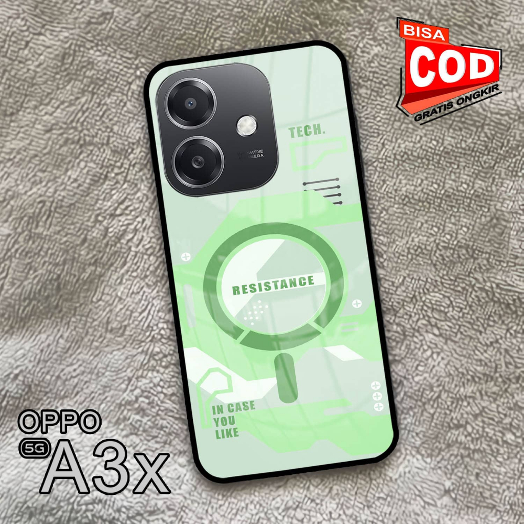 Softcase Glass Kaca | Case Kaca | Casing Kaca | OPPO A3X [S115]
