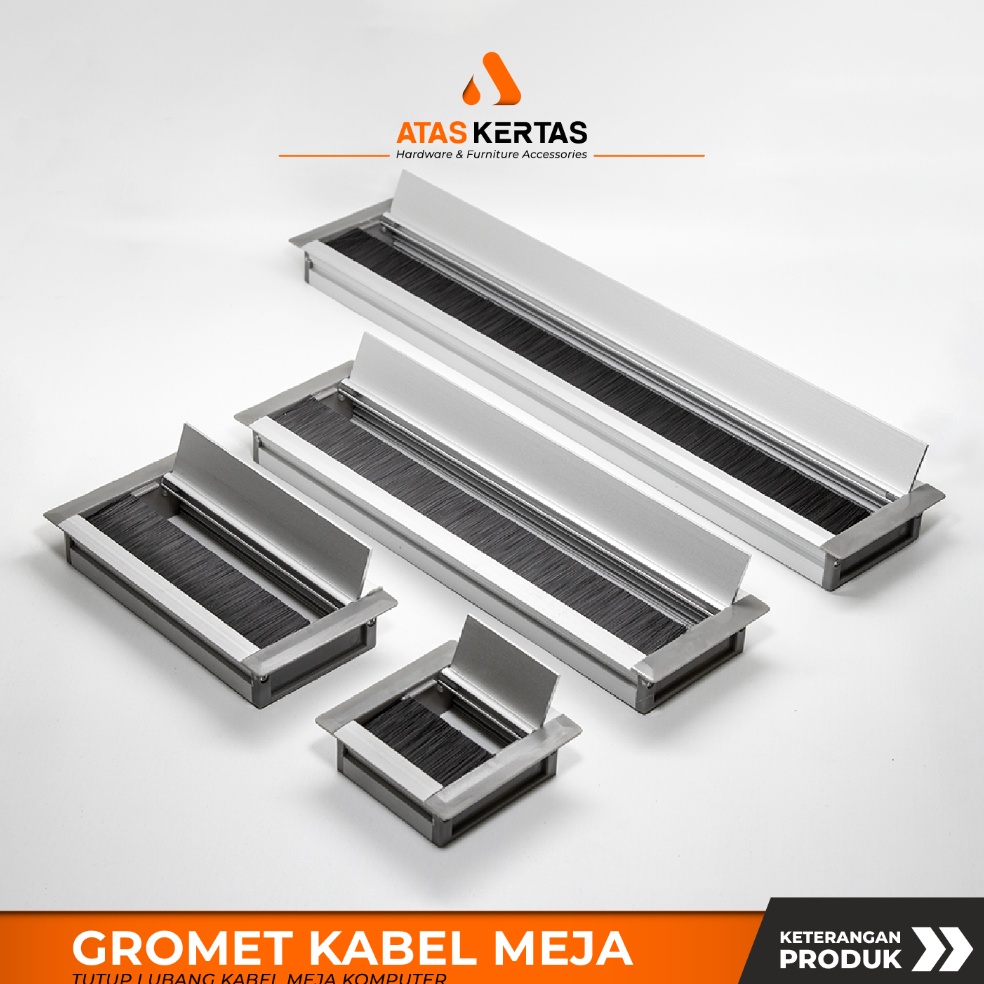 Harga Bersahabat Gromet meja  grommet tutup lubang kabel meja kantor  gromet kabel meja aluminium An