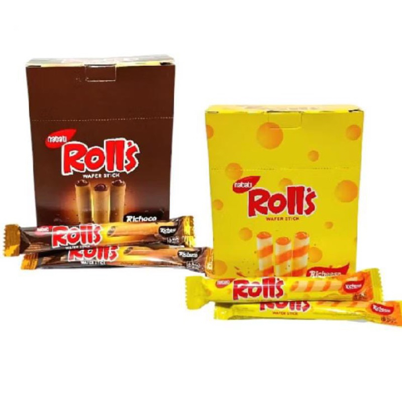 

Nabati Roll Wafer Stick Box isi 20 pcs