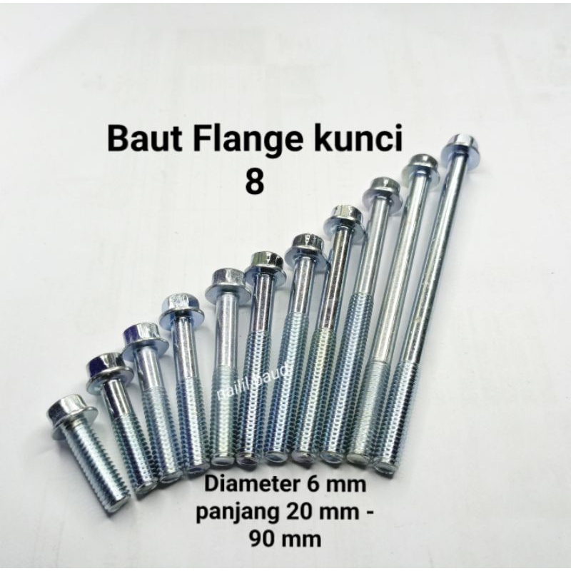 Baut Flange Kunci 8 Baut Topi Baut Blok CVT