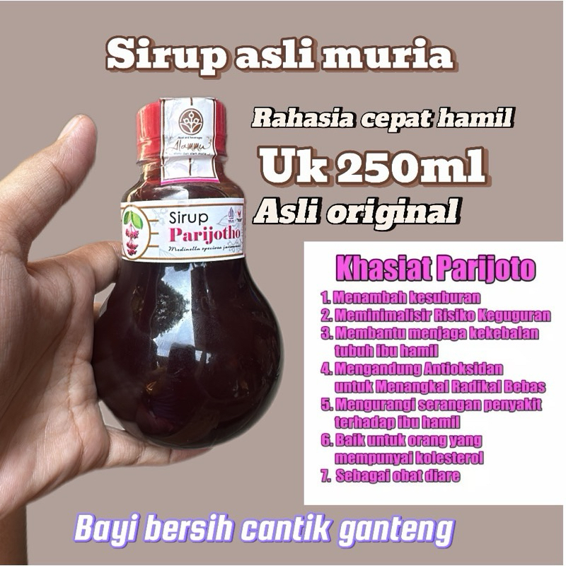 

SIRUP PROMIL PARIJOTO PENYUBUR KANDUNGAN ASLI GUNUNG MURIA