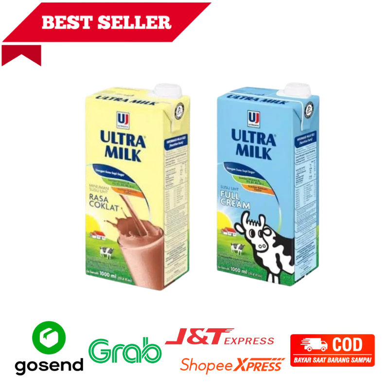 

Susu Ultra Milk UHT All Varian Rasa Fresh 1 Liter Freshmart Go