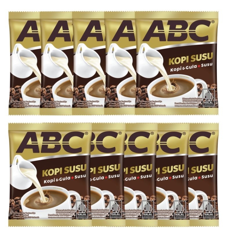 

Kopi Abc Kopi Susu Sachet 30gr 1 Renteng (Isi 10)