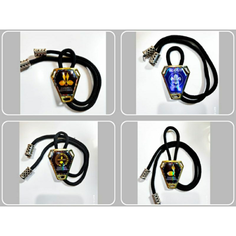 

Ring kacu pramuka tali model batman gold hologram