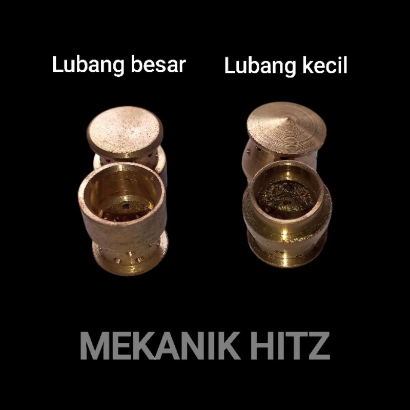 Burner Api Lilin Kompor Rinai Lubang Kecil/Lubang Besar