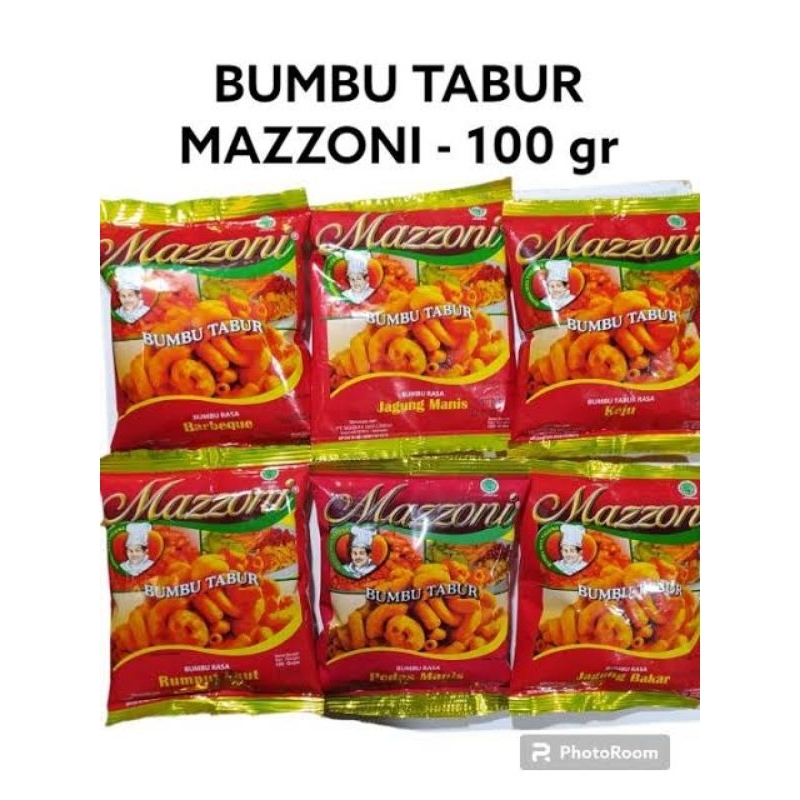 

BUMBU TABUR MAZZONI RASA JAGUNG MANIS | PEDAS MANIS | BALADO NETTO 100 GR