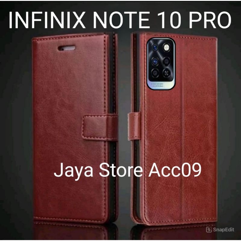 CASE INFINIX NOTE 10 PRO/NOTE 10 FLIP COVER SARUNG CASE DOMPET