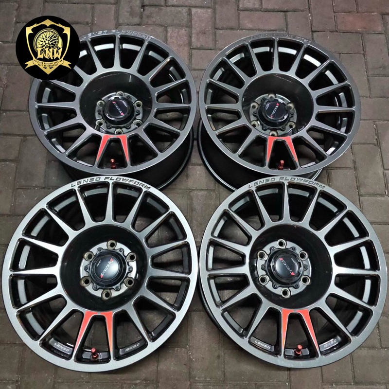 Velg Ring 18 Lenso Venom 8 Fortuner Hilux Pajero Triton Lenso R18