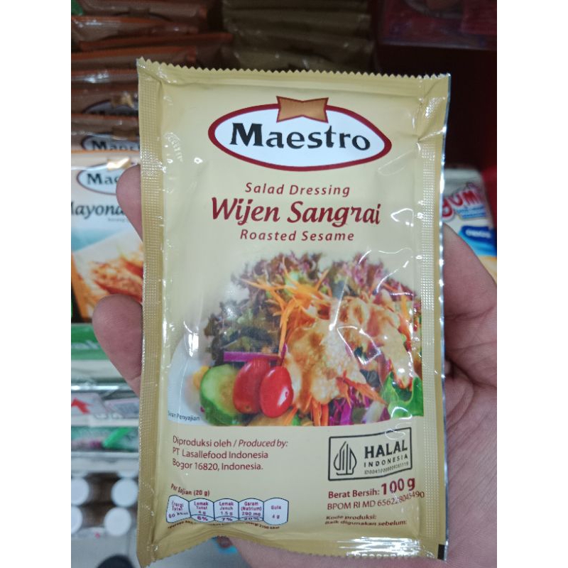 

wijen sangrai maestro 100 gr