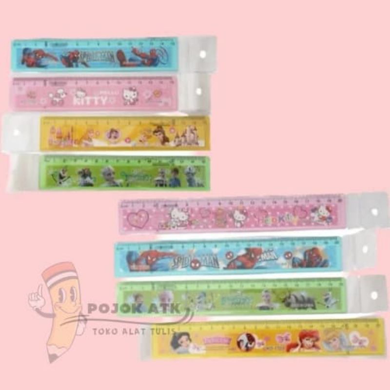 

Penggaris Mika Fancy Uk 15cm