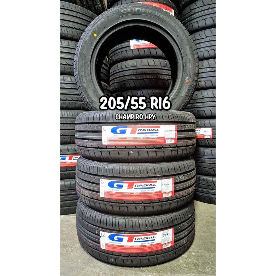 Ban mobil ring 16 tubeles Ban GT Radial Champiro hpy ukuran 205/55/16