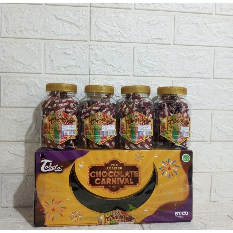 

RS - Coklat Tobelo Karnaval Almond/Coklat Almond/Coklat Box/Coklat Kemasan/Coklat Parsel Lebaran/ Hampers