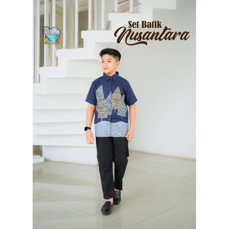 baju batik cowok remaja/setelan baju batik By PAYYO