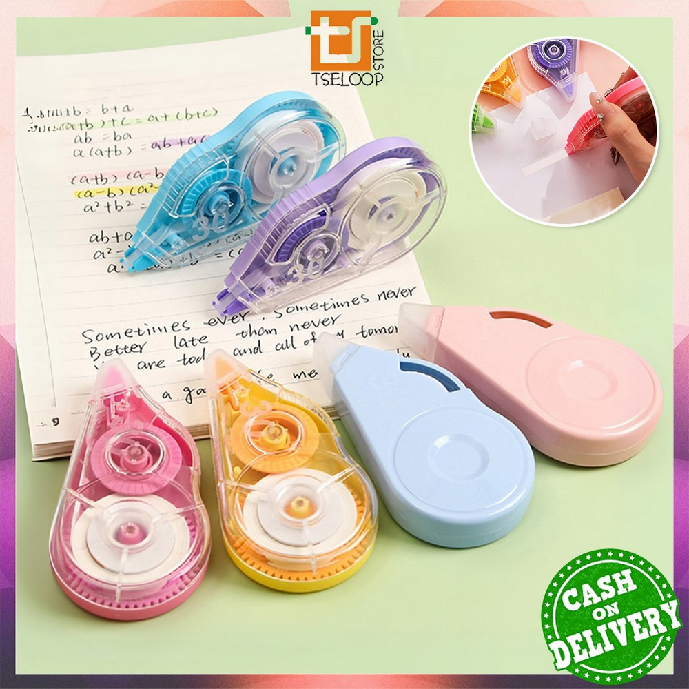 

OFM-A113 Correction Tape Polos Tipe X Kertas Roll Serbaguna / Pita Koreksi Peralatan Sekolah Anak / Tip Ex Correction Students Stationary