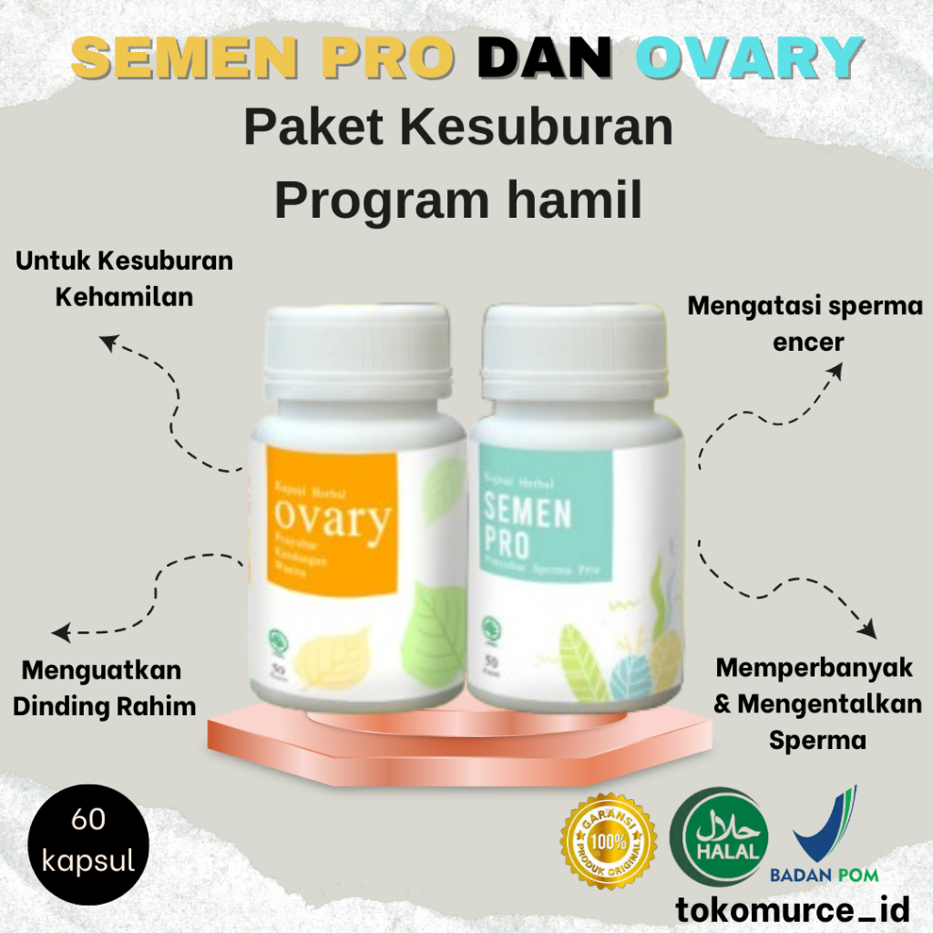 Obat Penyubur Sperma Pengental Sperma Penambah Sperma Penyubur Pria- Obat Herbal Promil Ampuh Cepat 