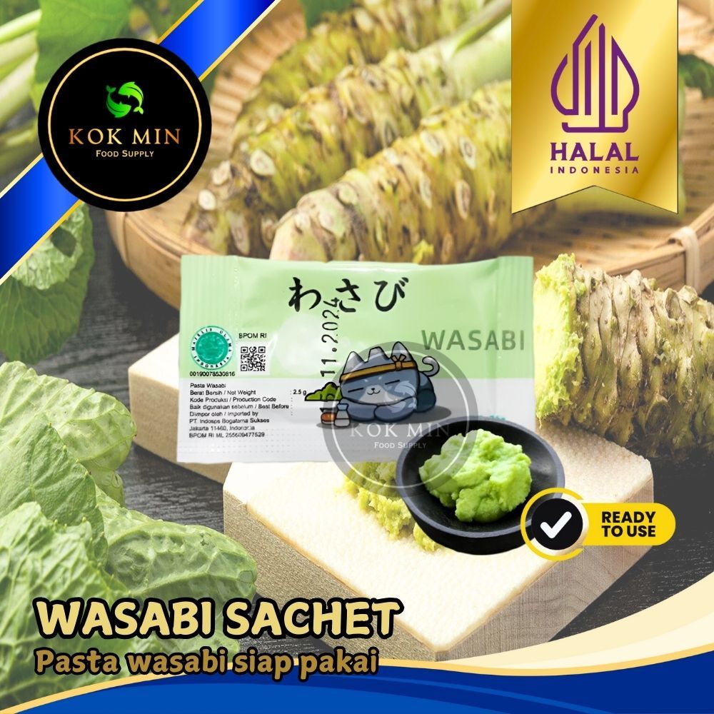 

Wasabi Sachet / Pasta Wasabi Sachet / Japanese Chili Paste - 1 pcs