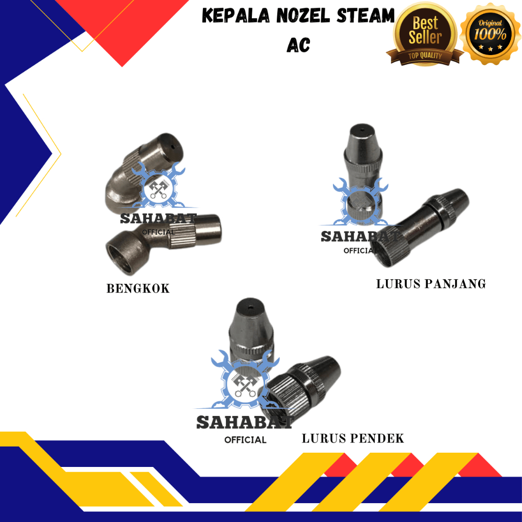 KEPALA NOZEL STEAM AC KEPALA NOZLE JET CLEANER STEAM AC