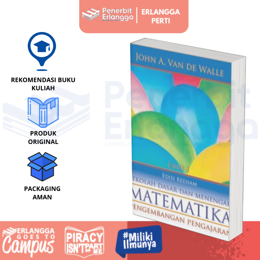 [Erlangga] Matematika Pengembangan Pengajaran Jilid 1 Edisi 6 - John A Van De Walle