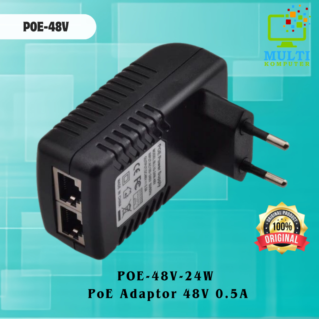 POE-48V-24W PoE Adaptor 48V 0.5A ADAPTOR