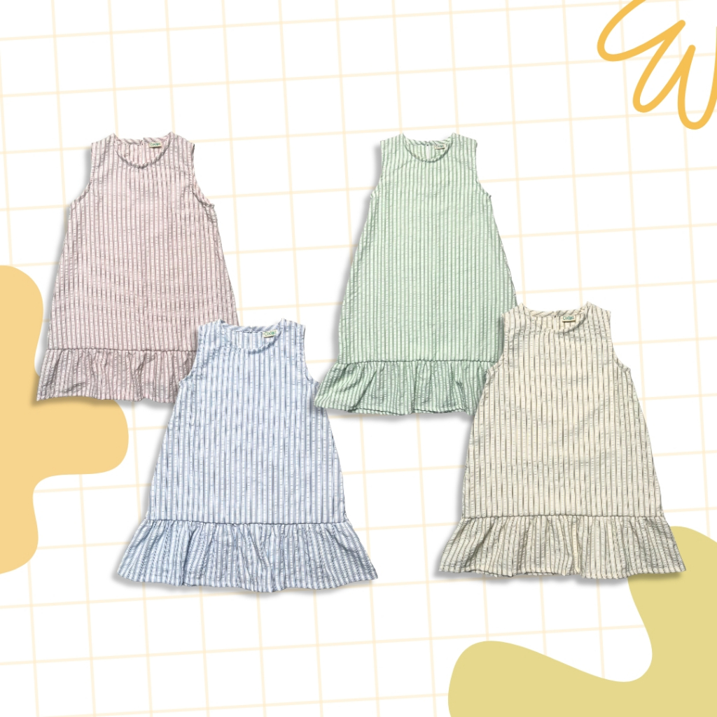CIKIDZ I Alika Dress I DRESS ANAK I BAJU ANAK
