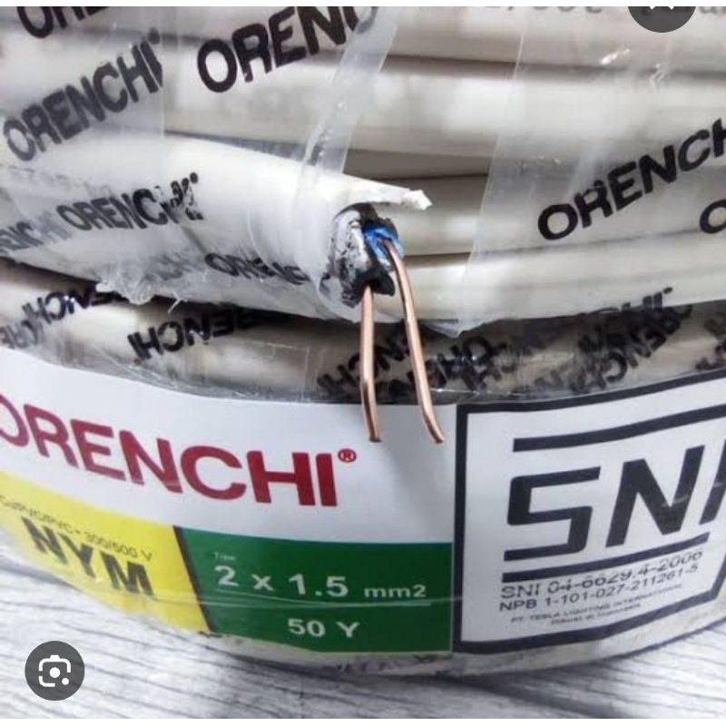 KABEL TUNGGAL ORENCHI / NAGURU  UKURAN NYM