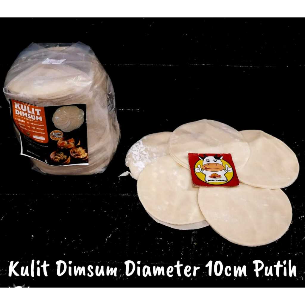 

KULIT DIMSUM WARNA DIAMETER 10CM KEMASAN 200GR-FROZEN FOOD-BRONTZ JOGJA