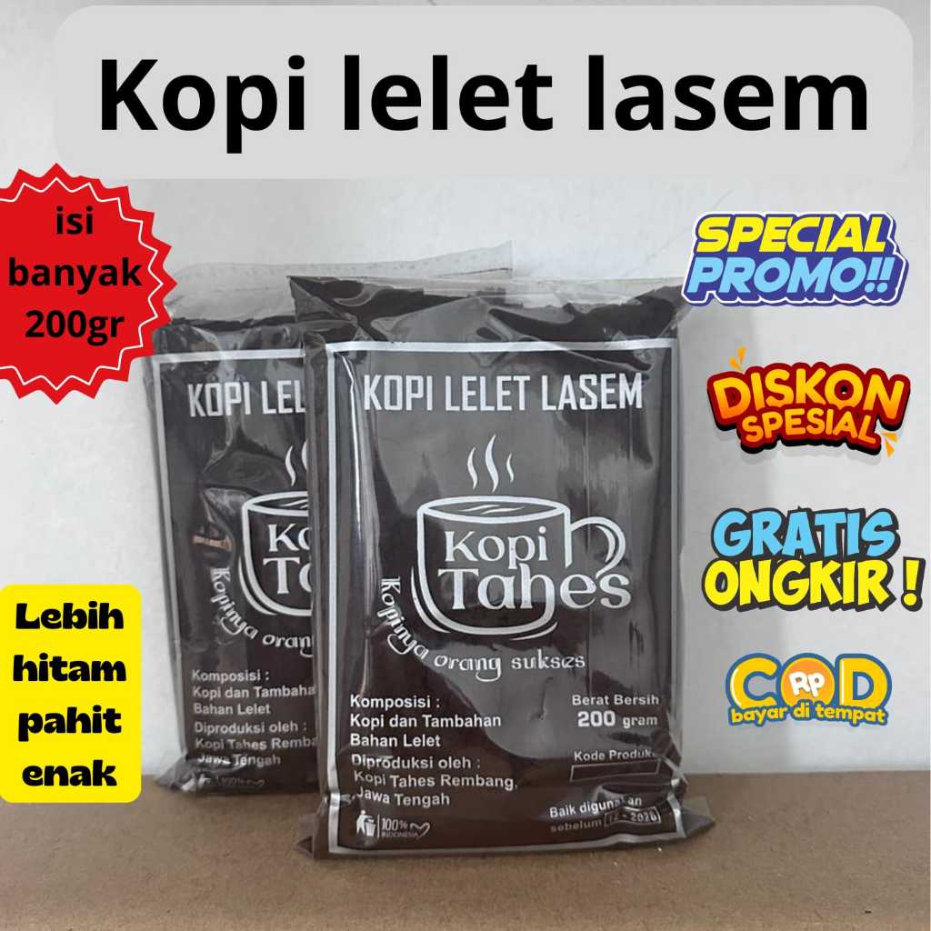 

KOPI LELET LASEM REMBANG KOPI TAHES CAP SILVER 200g | KOPI LELET HALUS KOPI HITAM KOPI KEKINIAN KOPI LASEM REMBANG