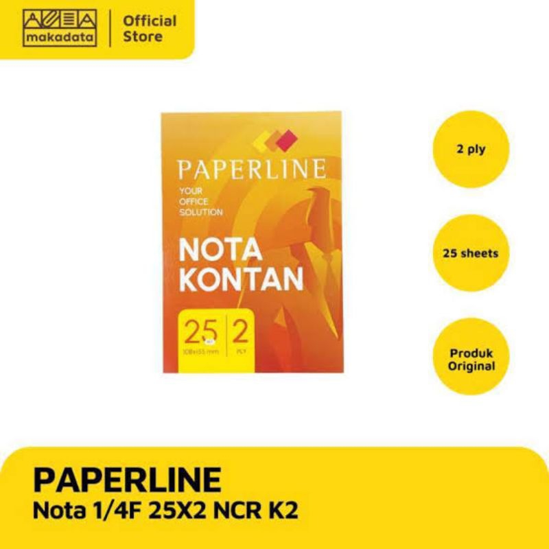 

Nota 2 Ply Paperline - Nota Penjualan - Paperline Nota