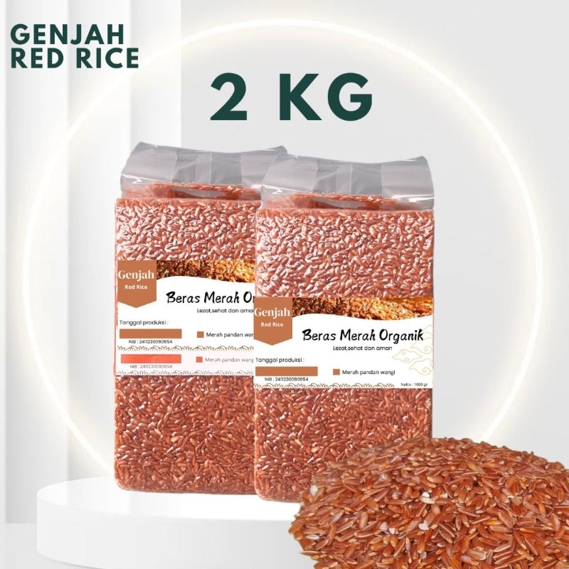 

Beras Merah Pandan Wangi 2kg