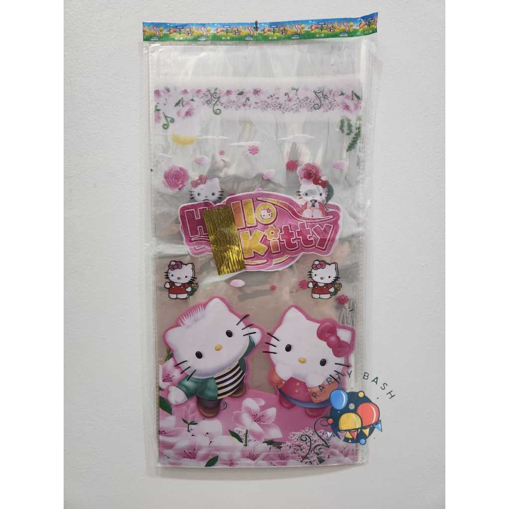 

party bash / ( 1 pack isi 10 pcs ) plastik opp snack karakter ukuran small 18 cm x 36 cm medium 20 cm x 40 cm large 25 cm x 50 cm / kado / bingkisan / goodie bag / kantong / ulang tahun / party / ultah / kado / souvenir