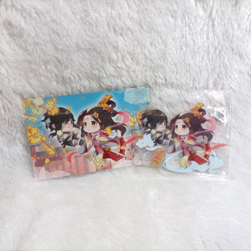 Qingcang X TGCF Dianxia Hong Hong Er Postcard Mini Standee