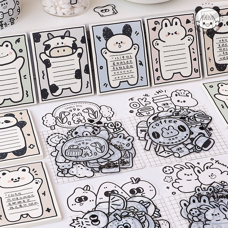 

Sticker PET Telado Black&White 34 Lembar