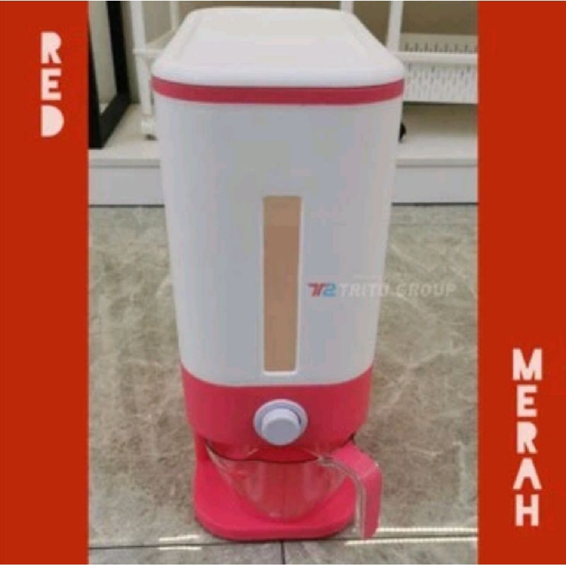 Dispenser Beras 10Kg Tempat Penyimpanan Beras/Rice Box 10Kg