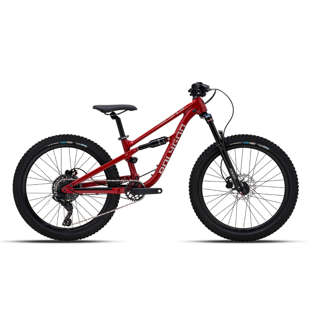 POLYGON SISKIU D24 FULL suspension 1x8 speed 24" - Red