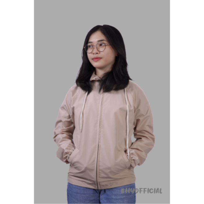 Braveyouth Women Jacket / Jaket Parka Waterproof / Jaket Wanita Anti Air / Jaket UV Olahraga