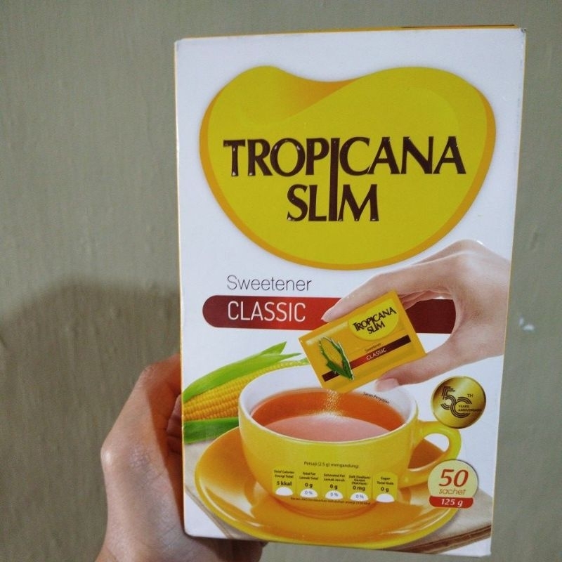 

Tropicana Slim Classic / Gula jagung / Pemanis Alami /Gula rendah kalori