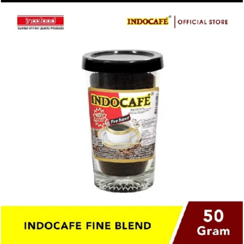 

Indocafe Fine Blend 50 Gr Kemasan Botol Kaca