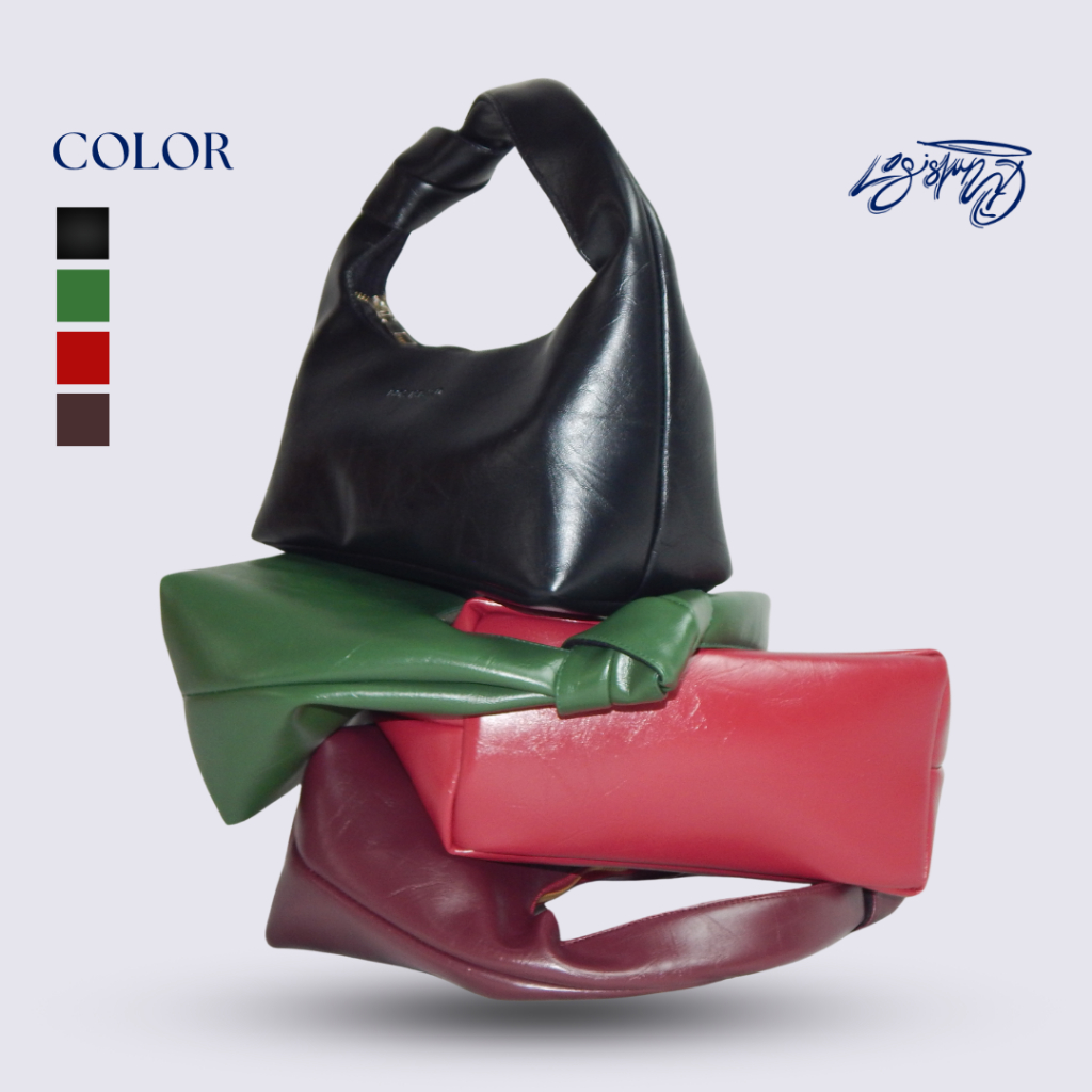 LOS ISLAND | Kylie Leather Bag / Hobo Bag / Shoulder Bag / Handle Bag / Hand Bag / Tas Bahu Wanita K