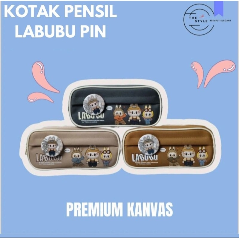 

Kotak Pensil Labubu + Pin Bisa untuk Sekolah / Kuliah / Kerja