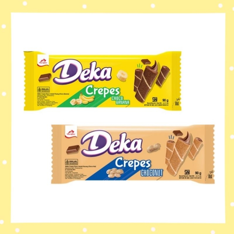 

Deka Crepes Choco Banana dan Choco Nut 90g