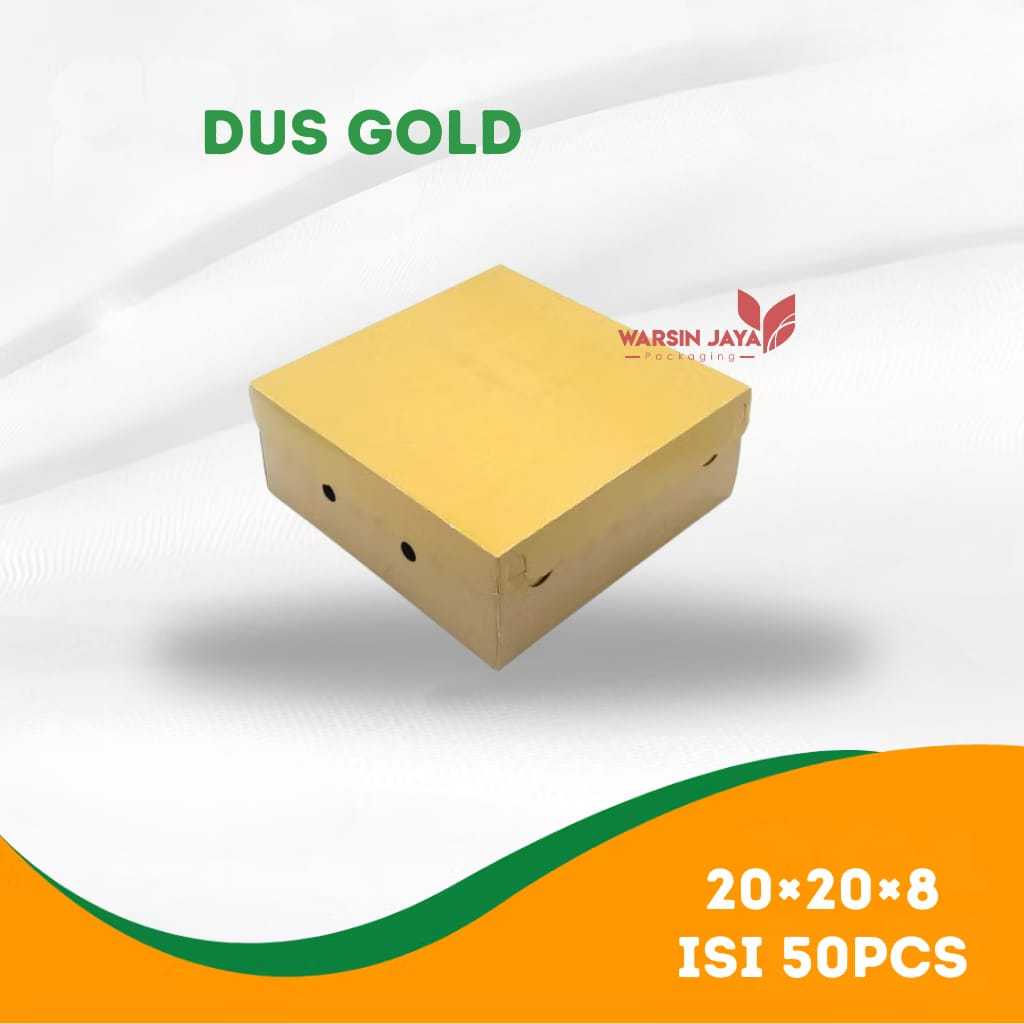 

DUS GOLD UKURAN 20X20 ISI 50PCS