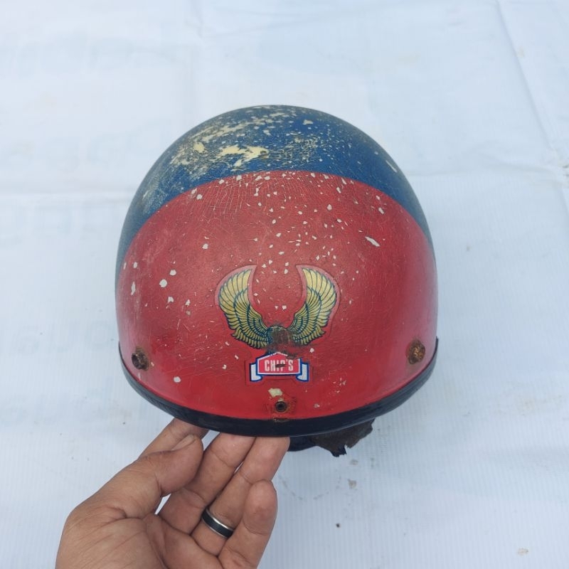 HELM HELEM JADUL CHIPS CHIP'S KONDISI BAHAN