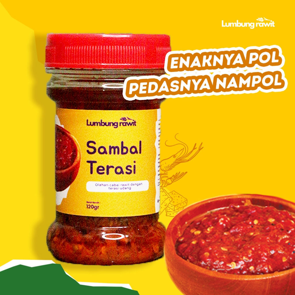 

Lumbung Rawit - Sambal Terasi 120gr