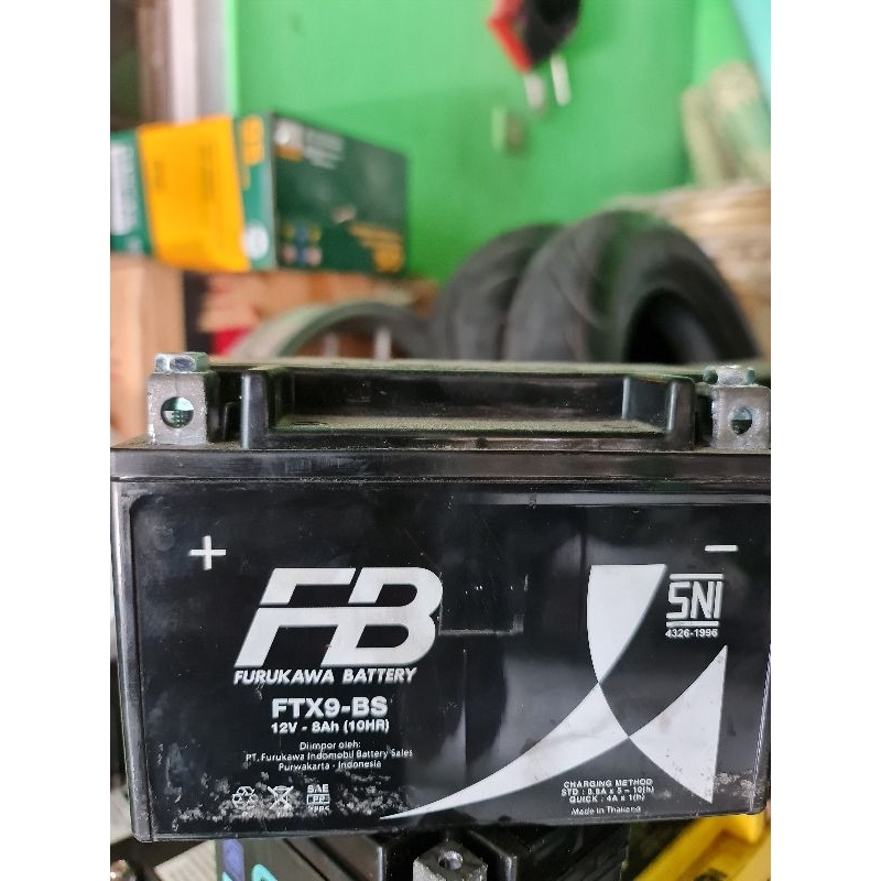 AKI FB FURUKAWA ORI NINJA 250 FTX9 BS 8AH LIKE NEW