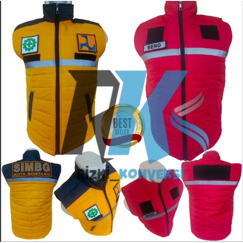 rompi gelembung taslan/rompi taslan safety/rompi taslan k3,pupr,bina marga/rompi gelembung terbaru