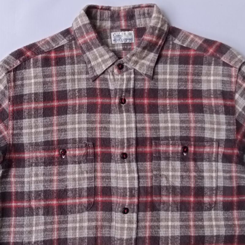 Coen Tokyo Japan Flannel Shirt / Flannel Shirt / Kemeja Flanel / Street Wear / Flannel